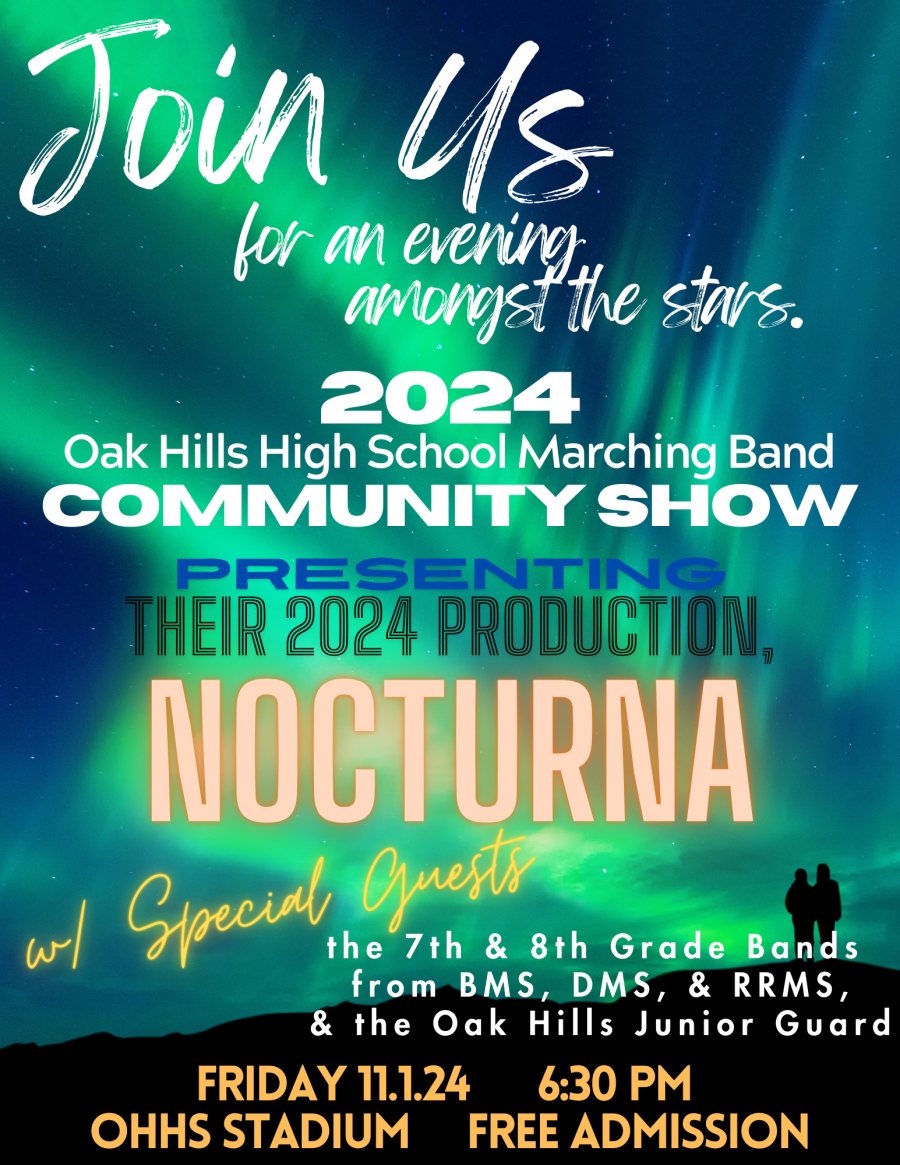 You're Invited! OHHS Marching Band Community Show Friday 11/1!